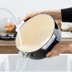 Støpejernsgryte oval 30 cm/5,6 liter, onyx black