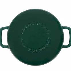 Støpejernspanne 24 cm, grønn