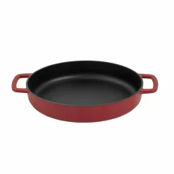 Støpejernspanne 28 cm, grønn