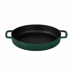 Støpejernspanne 28 cm, grønn