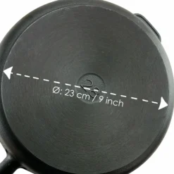 Støpejerns traktorpanne 28 cm, bøk