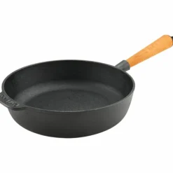 Støpejerns traktorpanne 28 cm, bøk