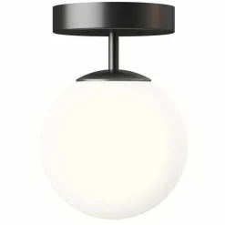 Stringball 1 vegg-/taklampe, nikkel