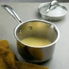 STS kasserolle med lokk 14 cm/1,2 liter, rustfritt stål