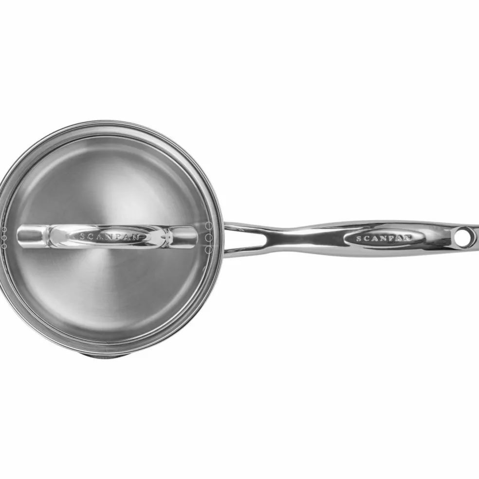 STS kasserolle med lokk 14 cm/1,2 liter, rustfritt stål