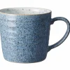 Studio Blue Ridged Krus 40 cl, Flint/ Chalk