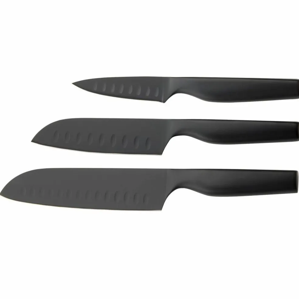 Sukai knivsett (3 kniver), svart