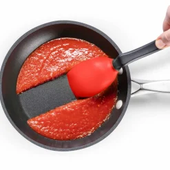 Supoon skjeformet slikkepott, svart/blå