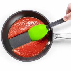 Supoon skjeformet slikkepott, svart/blå