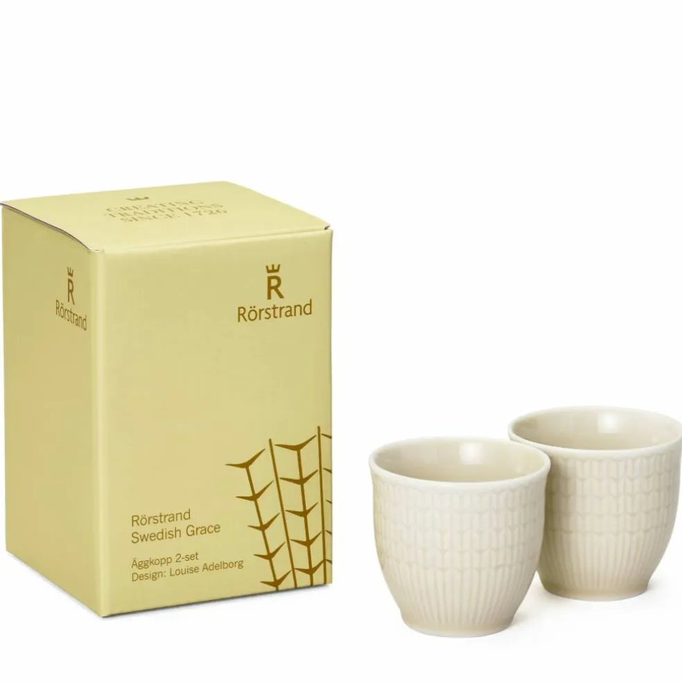 Swedish Grace eggekopp 2 stk, stein