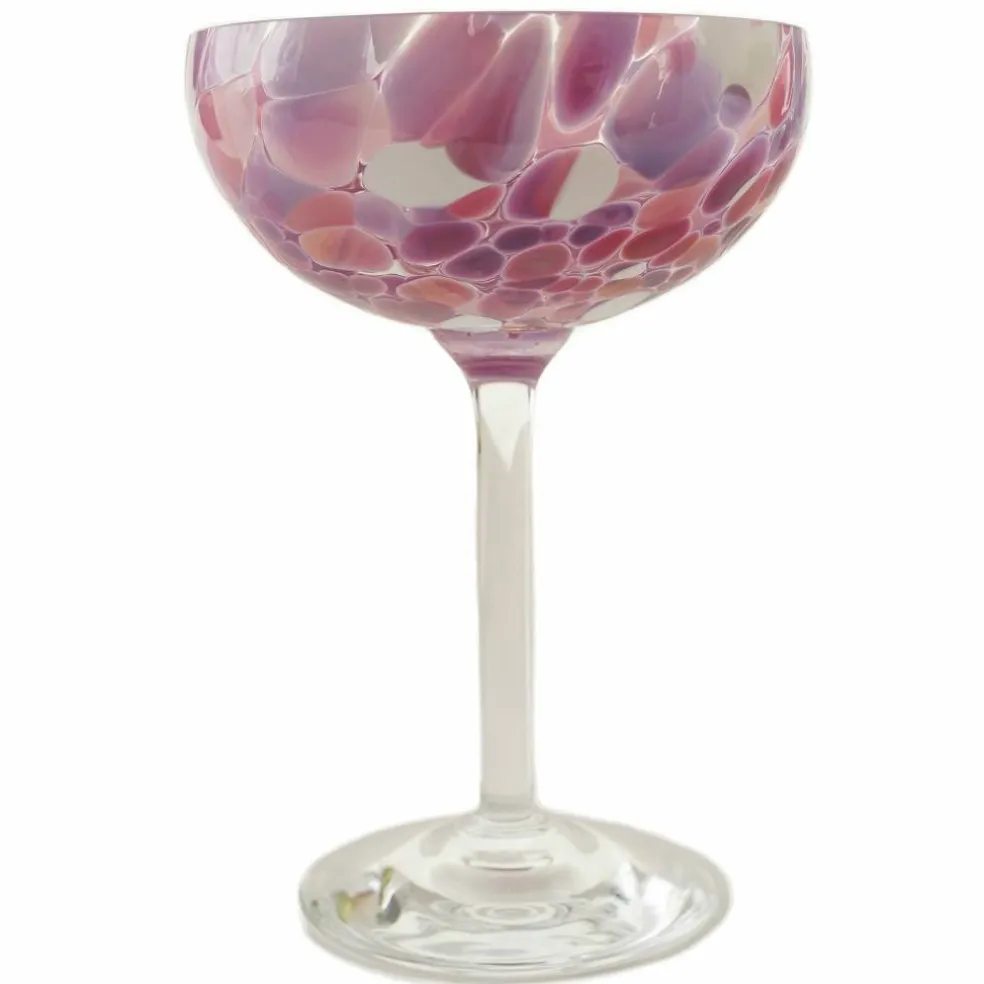 Swirl champagneglass 22 cl, blå