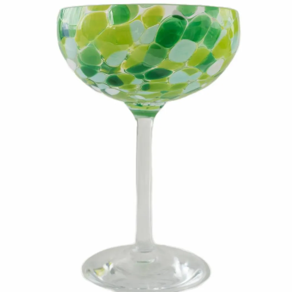 Swirl champagneglass 22 cl, blå