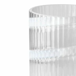 Swirl vase 25 cm, hvit