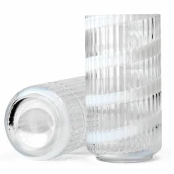 Swirl vase 25 cm, hvit