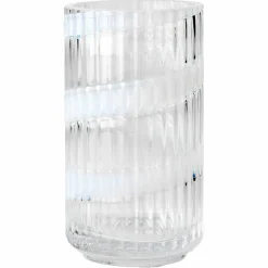 Swirl vase 25 cm, hvit