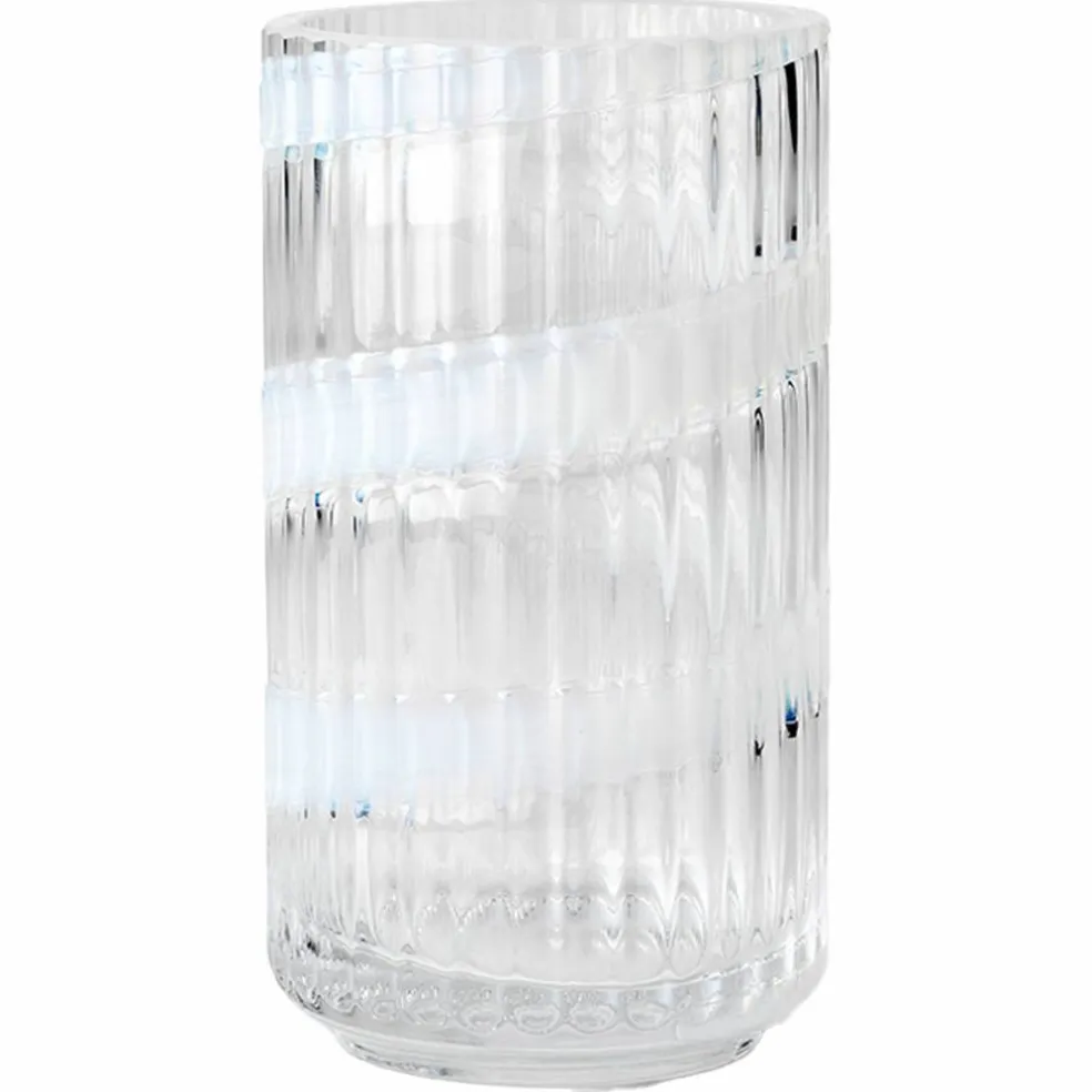 Swirl vase 25 cm, hvit