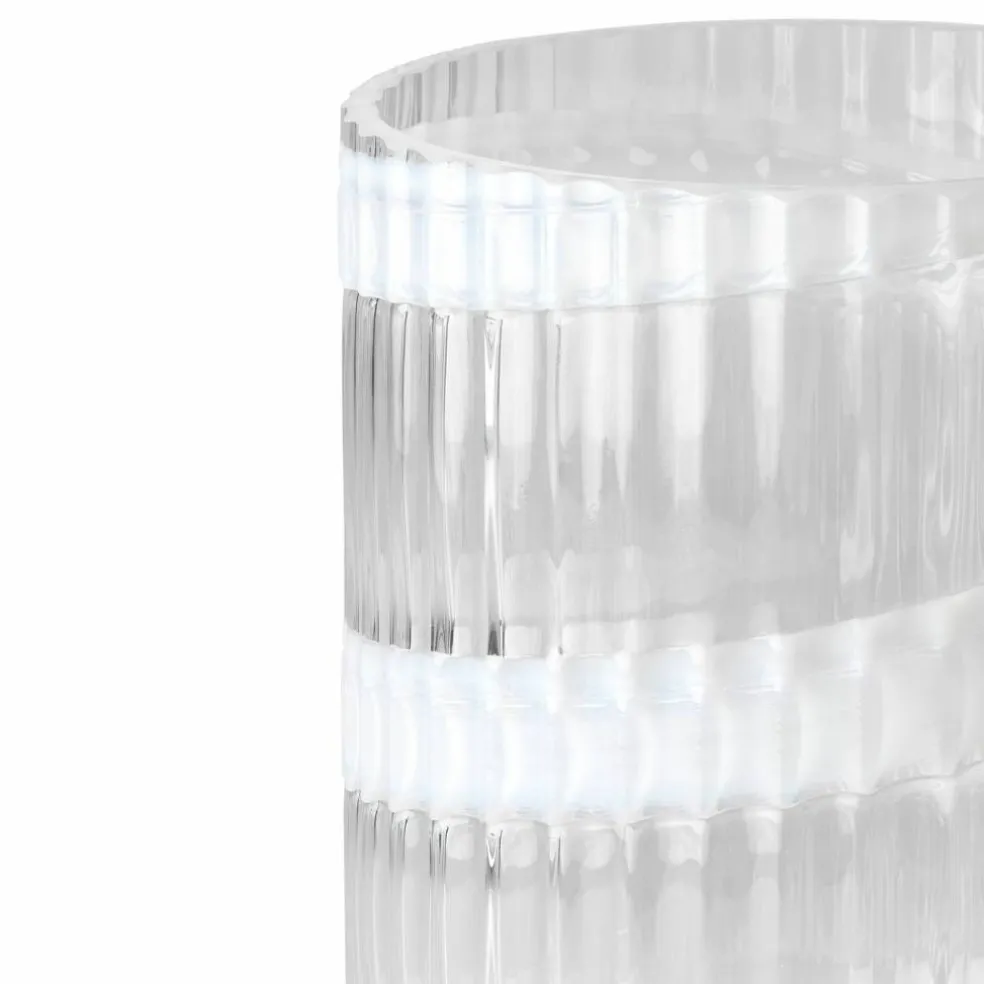 Swirl vase 25 cm, hvit