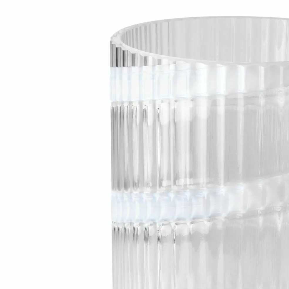 Swirl vase 20,5 cm, hvit