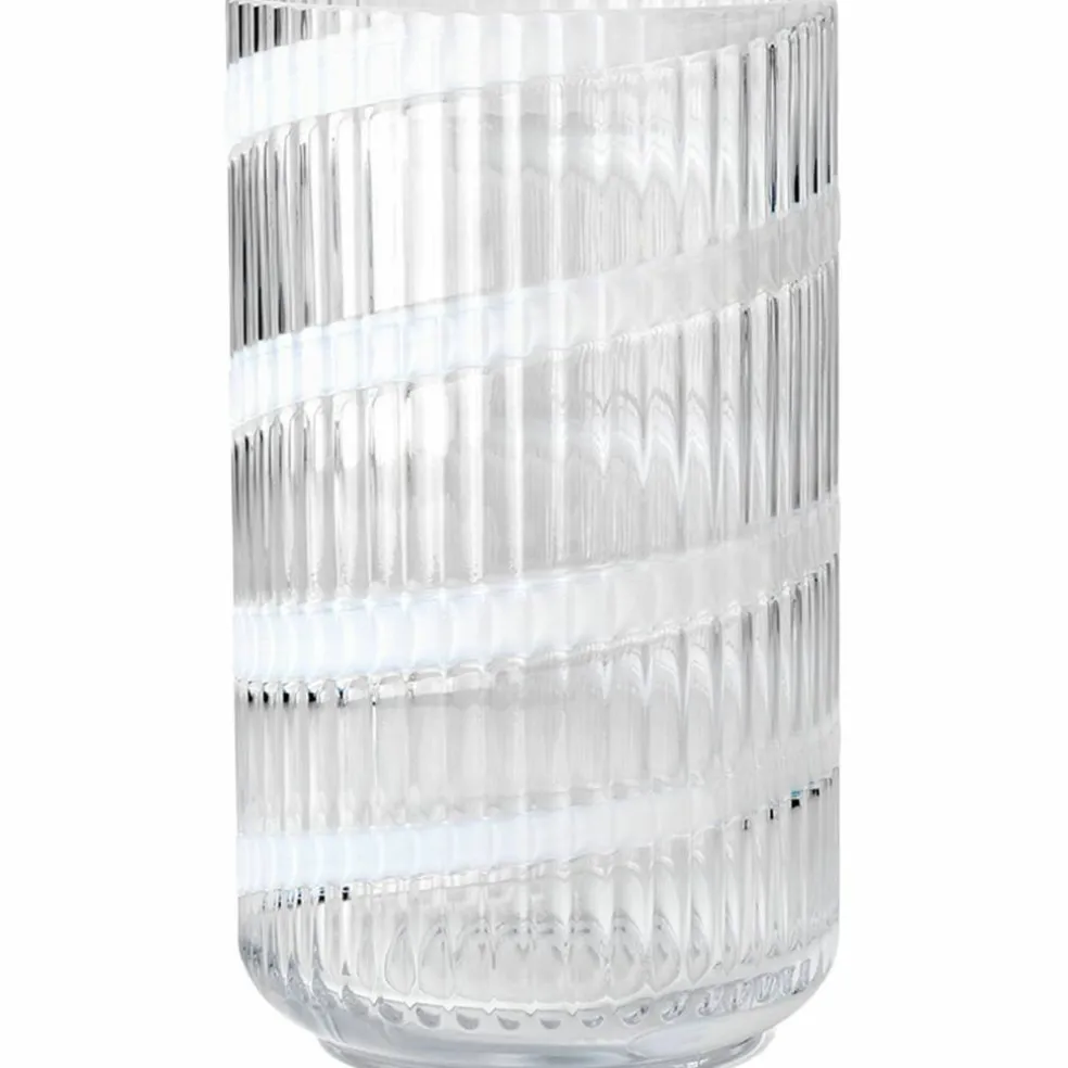Swirl vase 20,5 cm, hvit