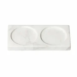 Tabletopper kvernunderlag, white marble