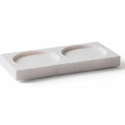 Tabletopper kvernunderlag, white marble
