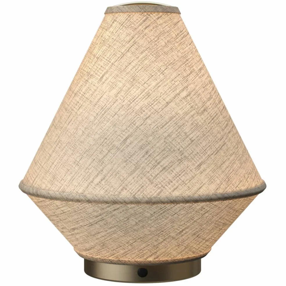 Tafta portabel bordlampe, natural