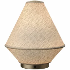 Tafta portabel bordlampe, svart/off-white