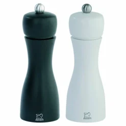 Tahiti Duo Salt & Pepperkverner 15 cm Svart/Hvit