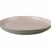 Tallerken Gastro 21 cm grå/rosa Bit