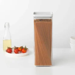 TASTY+ Oppbevaringskrukke Lys Grå 0,7L