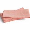 Tavolo bordbrikke/serviett 4-pakning, soft coral