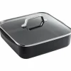 TechnIQ Glasslokk, Firkantet 28 cm