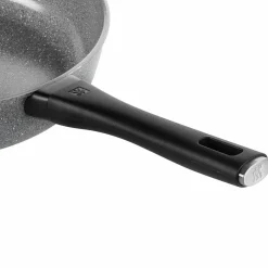Terreno Plus traktørpanne med glasslokk 28 cm, aluminium