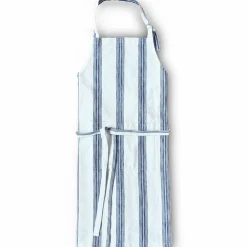 Textiles Garn forkle, blå/hvit