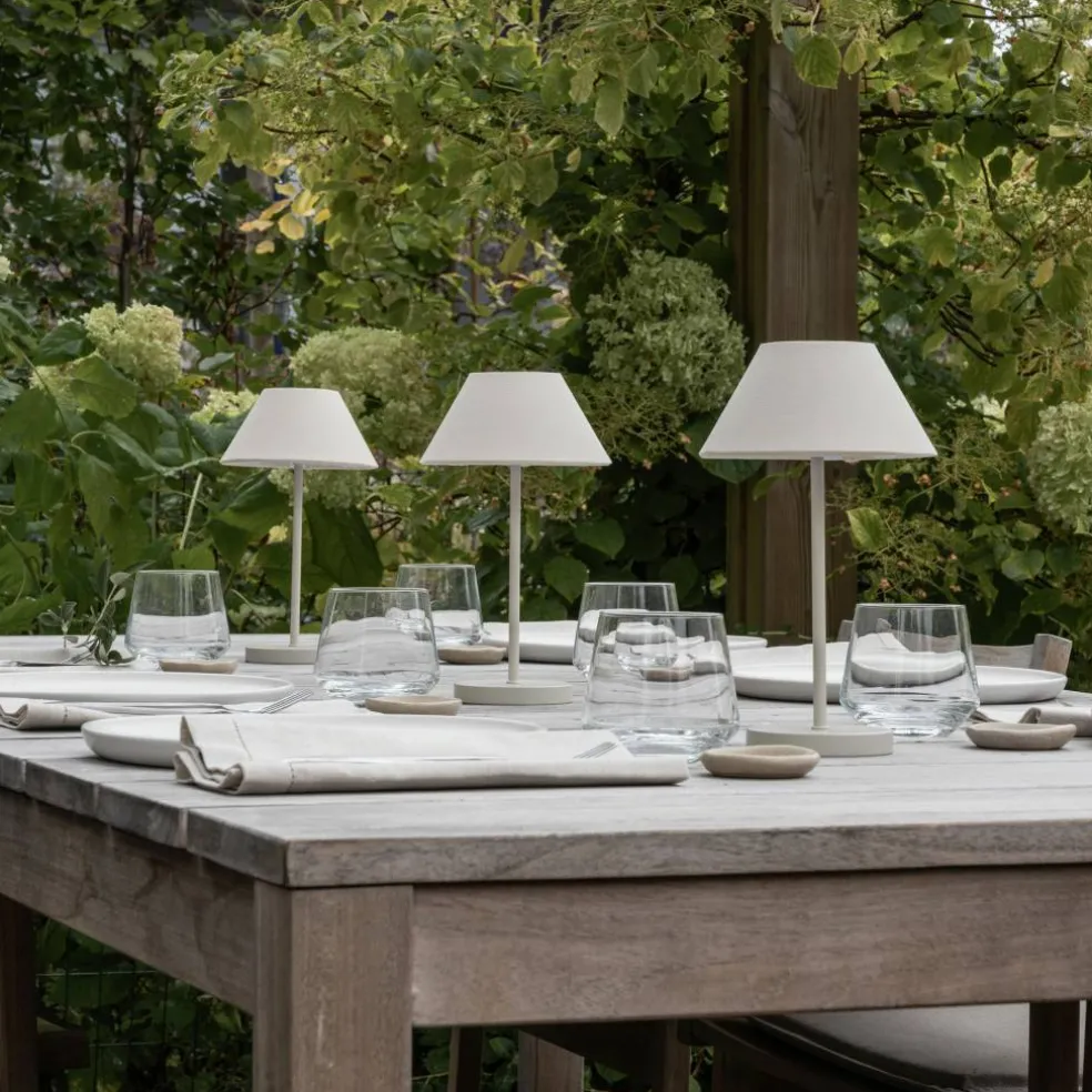 Teya bærbar bordlampe, offwhite
