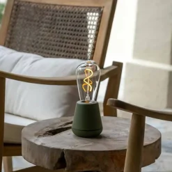 The Humble One bordlampe, black wood