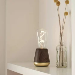 The Humble One bordlampe, black wood