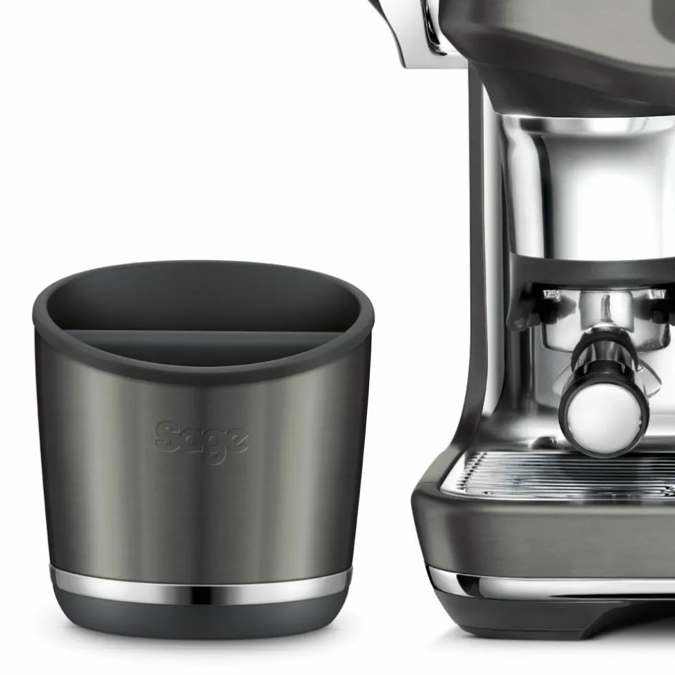 The Knockbox 10™ kaffeboks, black steel