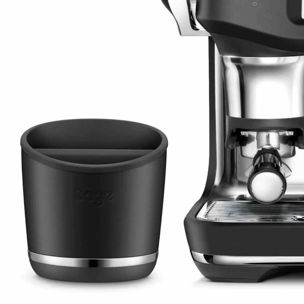The Knockbox 10™ kaffeboks, black steel