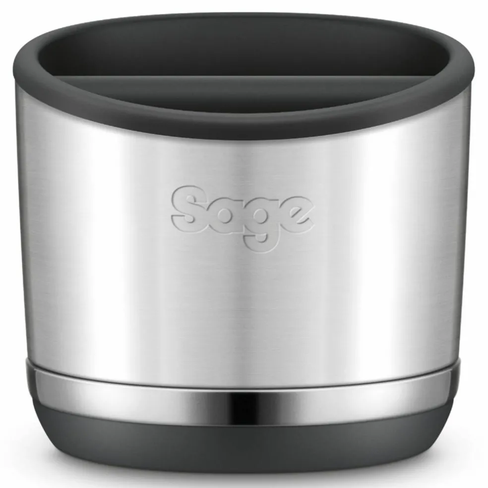The Knockbox 20™ kaffeboks, brushed silver