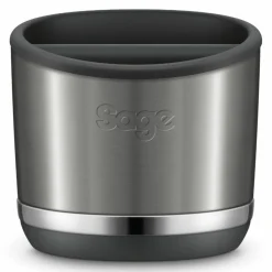 The Knockbox 20™ kaffeboks, brushed silver