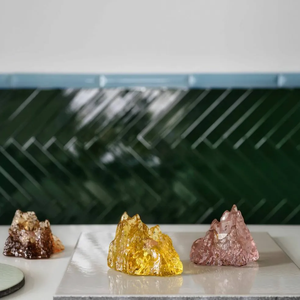 The Rock lyslykt 9 cm, rosa