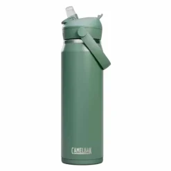 Thrive Flip Straw drikkeflaske 1 liter, moss