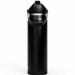 Thrive Flip Straw drikkeflaske 1 liter, svart