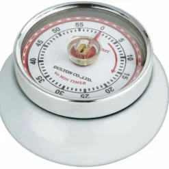 Timer Kjøkkenur - Hvit