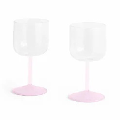 Tint vinglass 2 stk, klar/jade/lysegrønn/mørkegrå