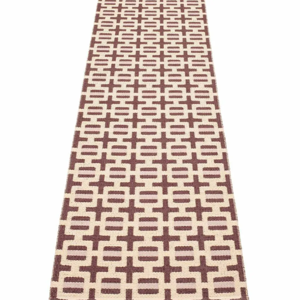 Tom teppe 240 x 70 cm, black/cream/grey