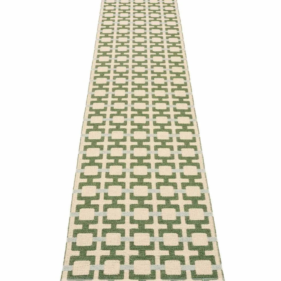 Tom teppe 300 x 70 cm, burgundy/cream/rose
