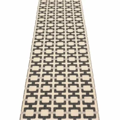 Tom teppe 240 x 70 cm, burgundy/cream/rose
