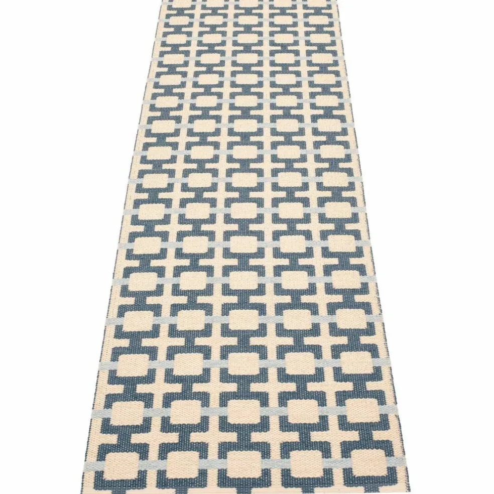 Tom teppe 240 x 70 cm, leaf/cream/sage